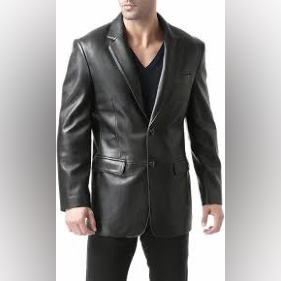 Stafford Other - Stafford Black Leather Jacket
